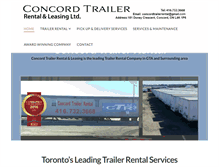 Tablet Screenshot of concordtrailerrental.com